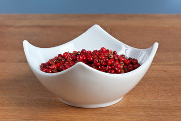 Bowl of Red Peppercorns