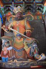 statue de divinité au temple de Dapeng