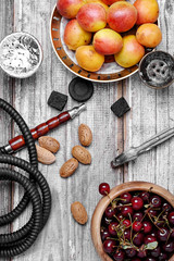 Hookah with the aroma of plums