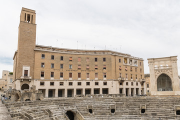 Fototapeta premium Amphitheatre. Lecce. Puglia. Italy. 