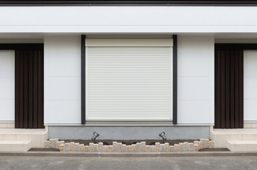 Fototapeta premium Large blank billboard on a street wall, banners with room to add your own text