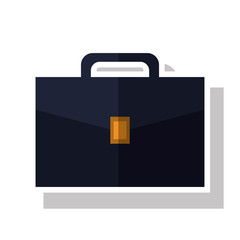 Suitcase icon. Business travel baggage and luggage theme. Isolated design. Vector illustration