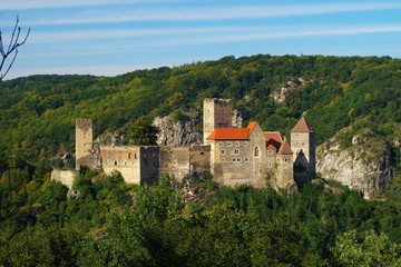 Fototapeta na wymiar Ancient fairytale castle Hardegg, Austria