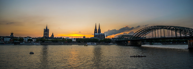 Panorama Skyline von Köln