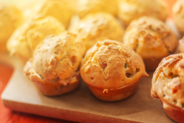 Tasty homemade salty cupcakes