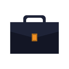 Suitcase icon. Business travel baggage and luggage theme. Isolated design. Vector illustration