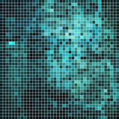 abstract vector square pixel mosaic background