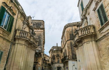 Fototapeta na wymiar Lecce, Salento, Italy. 