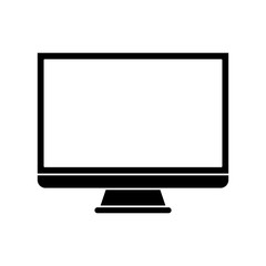 Computer icon. Device gadget and technology theme. Isolated design. Vector illustration