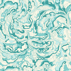 pattern with the image texture of smoke blue and white shades.