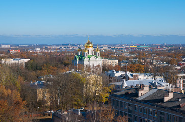 Tsarskoye Selo (Pushkin), Saint-Petersburg, Russia. Church of St. Catherine Martyr