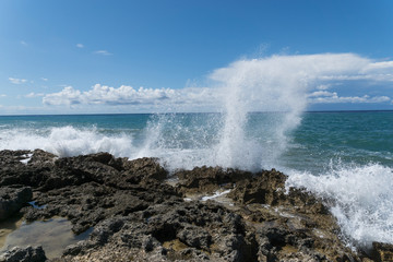 Coastline landscape in Salento, Apulia. Italy
