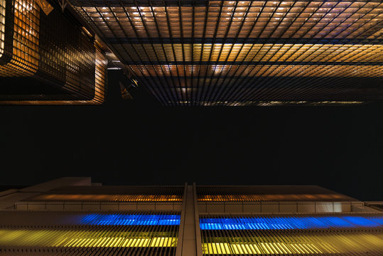 Hermes and Sony stores in Ginza in Tokyo