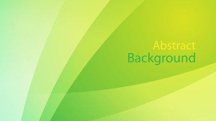 Fototapeta premium Green and Yellow color background abstract art vector