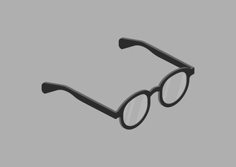 sunglasses isometric vector design