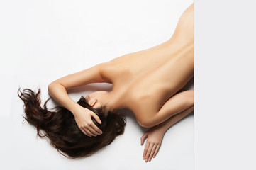 Obraz na płótnie Canvas naked sexy woman