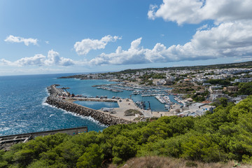 Obraz premium Panoramic view of Santa Maria di Leuca. Puglia. Italy. 