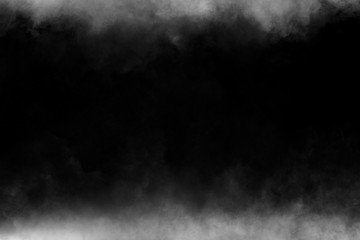 Smoke on black background