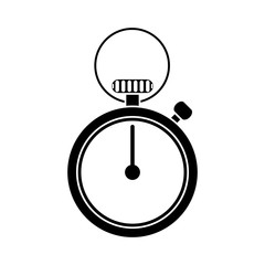 Chronometer icon. Fitness gym sport and bodybuilding theme. Isolated design. Vector illustration