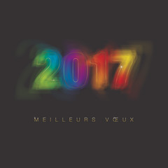 MEILLEURS VOEUX 2017 COLORÉ