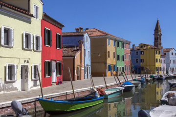 Fototapeta na wymiar Island of Burano - Venice - Italy
