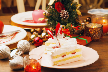 クリスマス　ショートケーキ