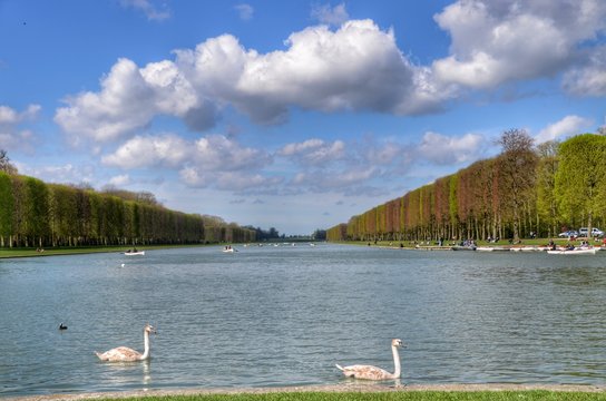 EL ESTANQUE DE LOS PATOS EN VERSALLES 