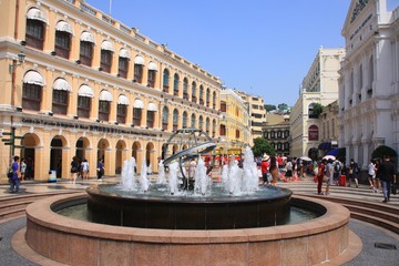 batiments portugais  Macao