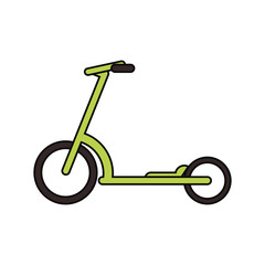 Scooter vehicle icon. transportation travel and trip theme. Isolated design. Vector illustration