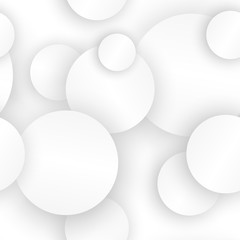 white circles with shadows seamless background