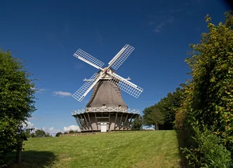 Photo sur Plexiglas Moulins Søby Mühle in Søby  auf Ærø in Dänemark