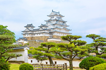 Main tower of the Himeji Castle in Japan