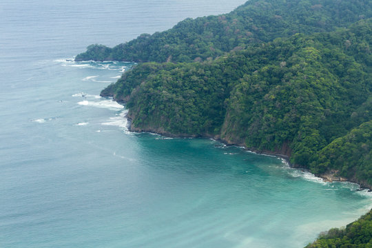 Aerial view of the Golf of Nicoya
