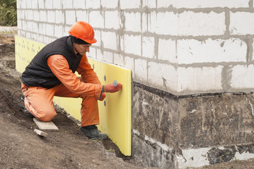 thermal insulation of the foundation