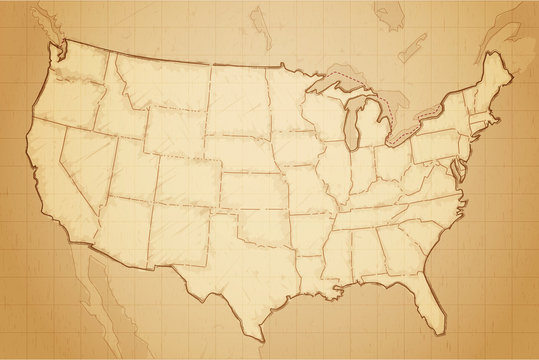 Vintage Map Usa Images – Browse 71,809 Stock Photos, Vectors