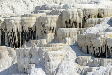 Natural calcium terraces