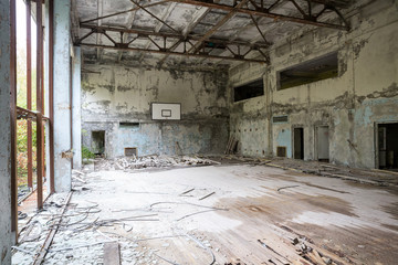 Prypjat bei Chernobyl in der Sperrzone