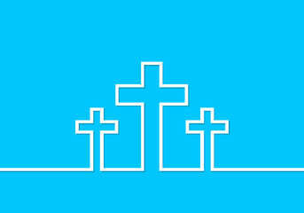Cross icon. Vector illustration