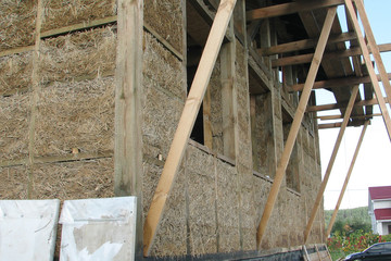 construction of wood frame residential building