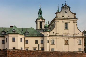 Obraz premium Pauline Church on the Rock in Krakow, Poland,