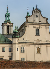 Fototapeta premium Pauline Church on the Rock in Krakow, Poland,