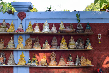 small statue of the Buddha