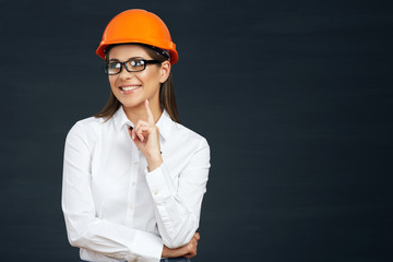 Smilind business builder woman portrait