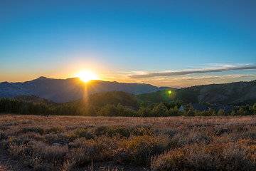 Fototapeta na wymiar Sunset in Utah