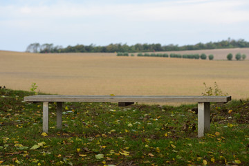 Bank mit Aussicht