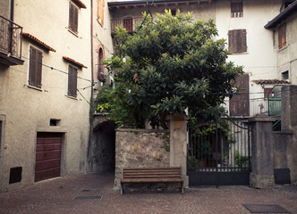 Fototapeta na wymiar old italian streets