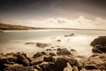 Godrevy beach landscape shot