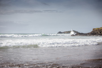 light house at Godrevy beach