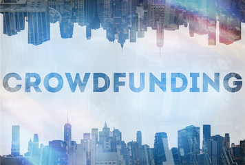 Fototapeta premium Crowdfunding concept image