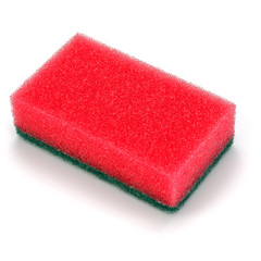 sponge isolated on white background cutout